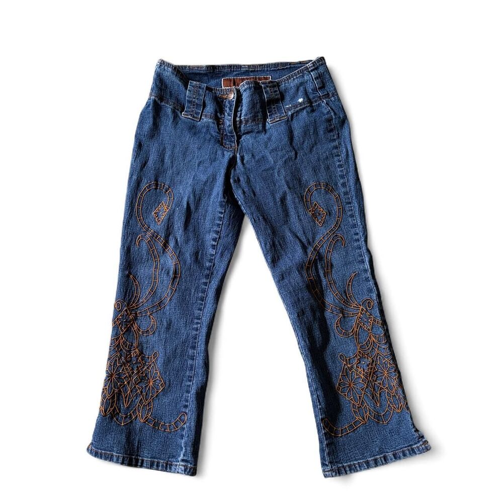 Unbranded Women's Blue and Brown Trousers
